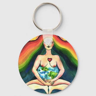 MotherWise Logo Keychain