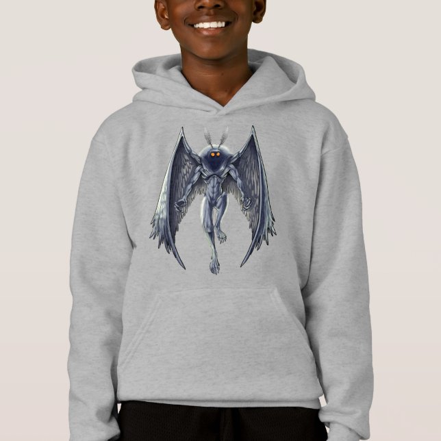 Mothman Cryptid Creature Hoodie (Front)