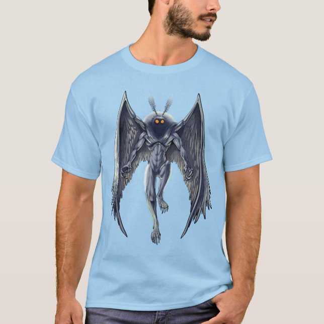 Mothman Cryptid Creature T-Shirt (Front)