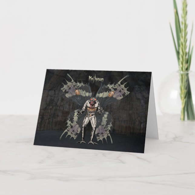 Mothman Greeting Card (Front)