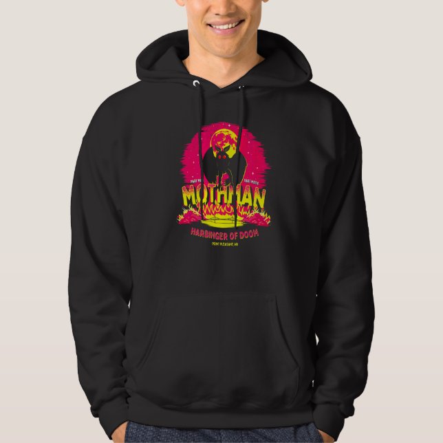 Mothman  Harbinger Of Doom  Cute Cryptid Creature Hoodie (Front)