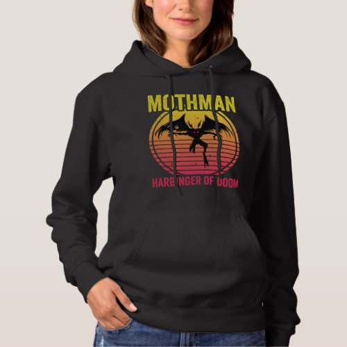 Mothman Harbinger Of Doom Hoodie