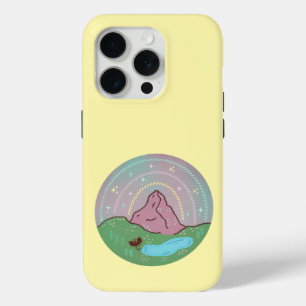 Mothman Home Planet Cryptid Cosmic Folklore Art iPhone 15 Pro Case