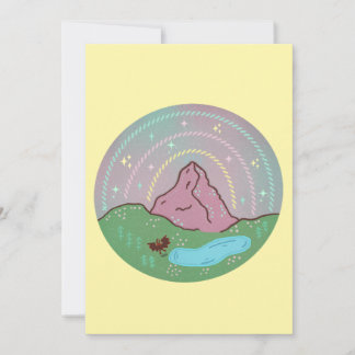 Mothman Home Planet | Cryptid Cosmic Folklore Art Thank You Card