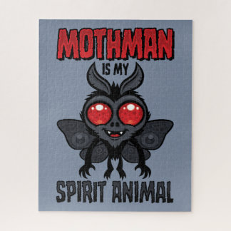 Mothman Is My Spirit Animal Jigsaw Puzzle