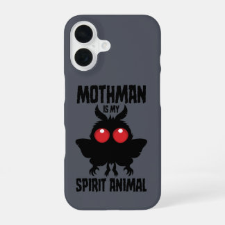 Mothman Is My Spirit Animal Silhouette iPhone 16 Case