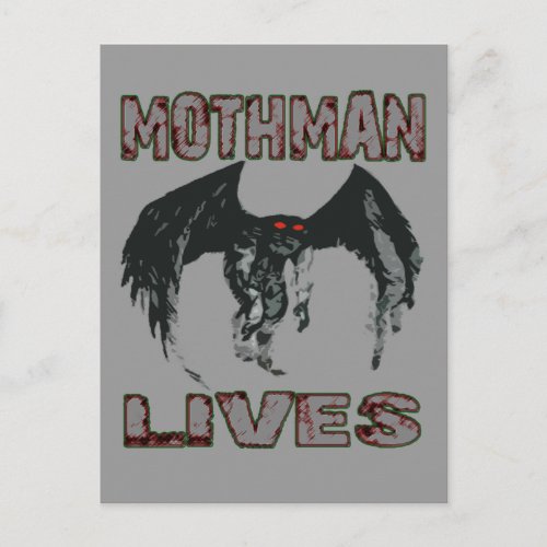 MOTHMAN LIVES POSTCARD