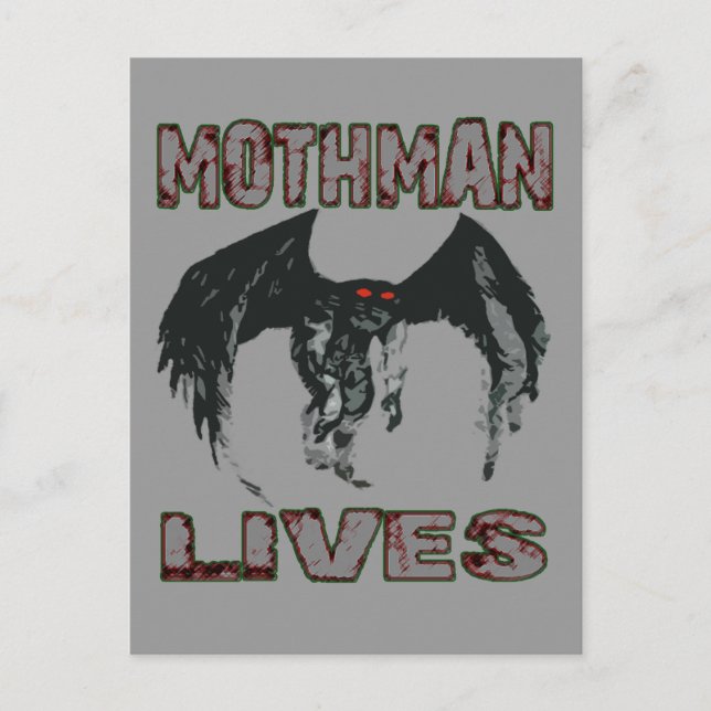 MOTHMAN LIVES POSTCARD (Front)