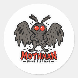 Mothman Point Pleasant WV Cryptid Sticker