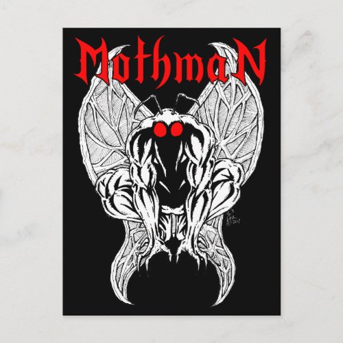 Mothman Postcard