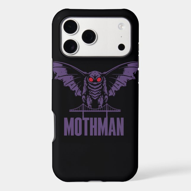 Mothman, purple Case-Mate iPhone case (Back)