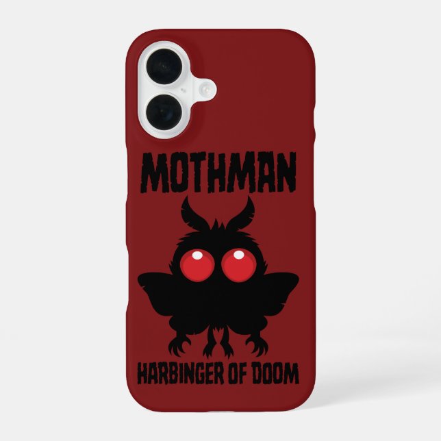 Mothman - Spooky Cute Harbinger Of Doom iPhone Case (Back)