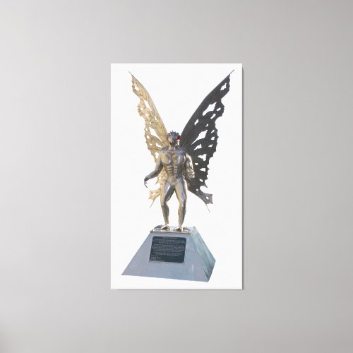 Mothman Statue from Point Pleasant West Virginia Canvas Print