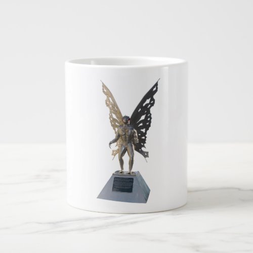 Mothman Statue from Point Pleasant West Virginia Large Coffee Mug