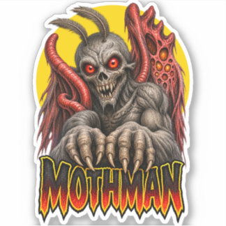 MOTHMAN STICKER