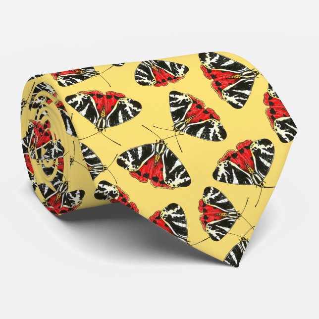Moths 3 neck tie (Rolled)