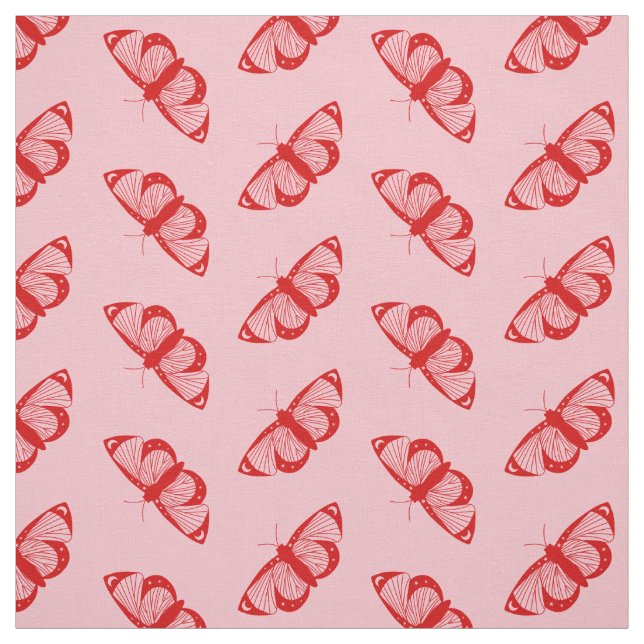 Moths Fabric (Swatch)