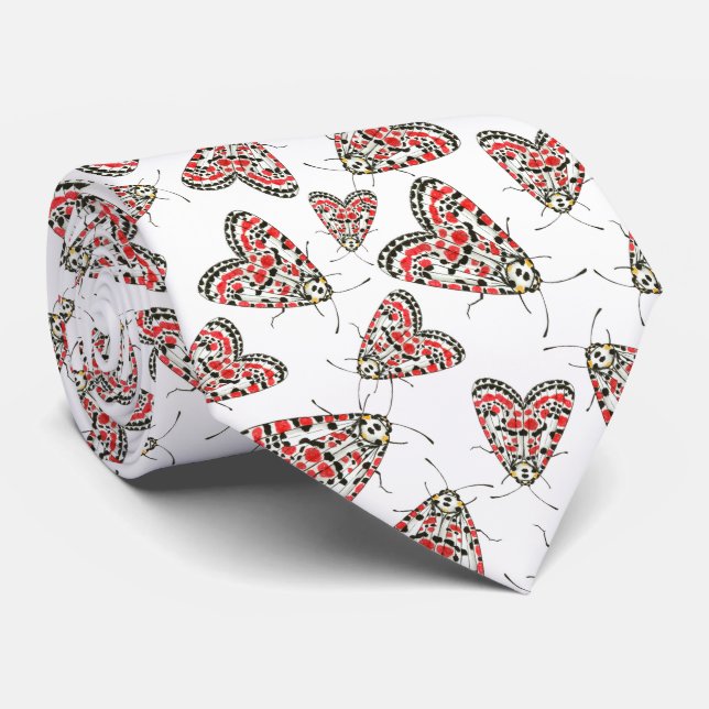 Moths Neck Tie (Rolled)