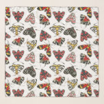 Moths Scarf<br><div class="desc">Seamless pattern with painted with watercolors and ink moths.</div>