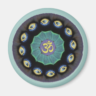 Mothwing Mandala Om Magnet