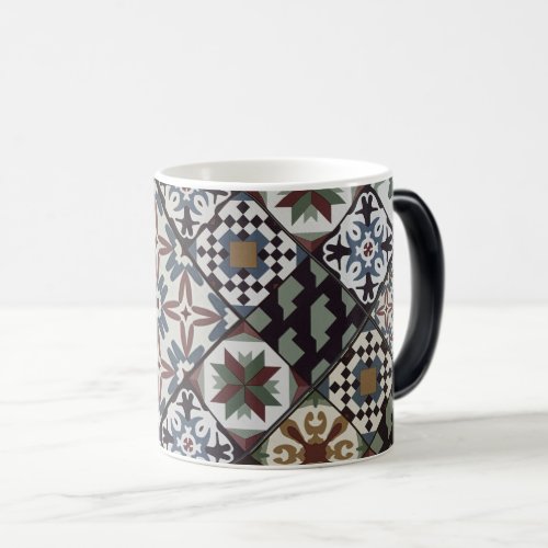 Motif calages des annes 70 vintage magic mug