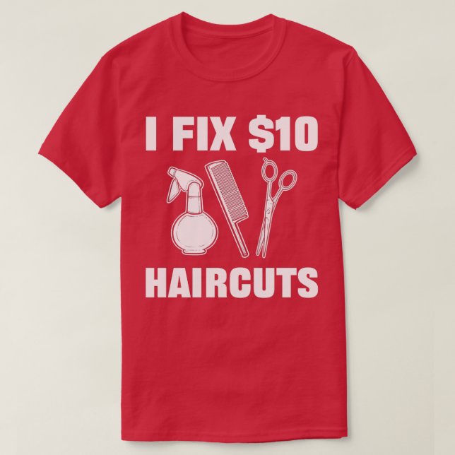 Motif For Barbers And Barbershops Haidresser 1 T-Shirt (Design Front)