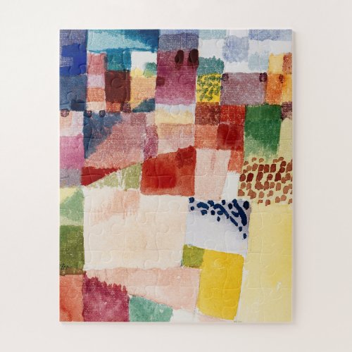 Motif from Hammamet by Paul Klee Abstract Art Jigsaw Puzzle