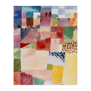 Motif from Hammamet: Paul Klee's Vibrant Escape Acrylic Print