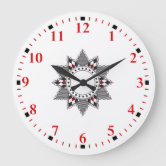 Horloge motifs kabyle large clock