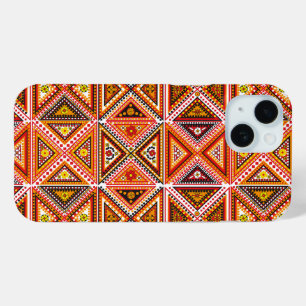 Motif Quilt Pattern iPhone Case