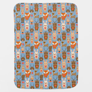 Motifs animal baby blanket