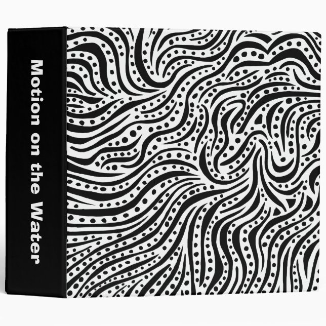 Motion on the Water (2in) - White on Black Binder (Front/Spine)