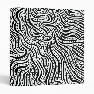 Motion on the Water v2 - Black on White Binder