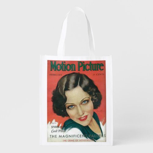 Motion Picture February 1931 Gloria Swanson cover Grocery Bag