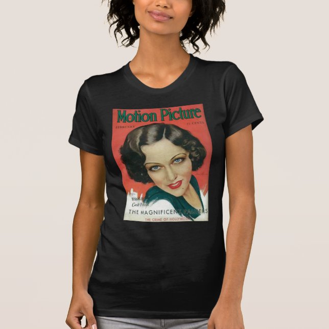 Motion Picture February 1931 Gloria Swanson cover T-Shirt (Front)