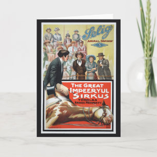 Motion Picture For The Great Impeeryul Sirkus Card