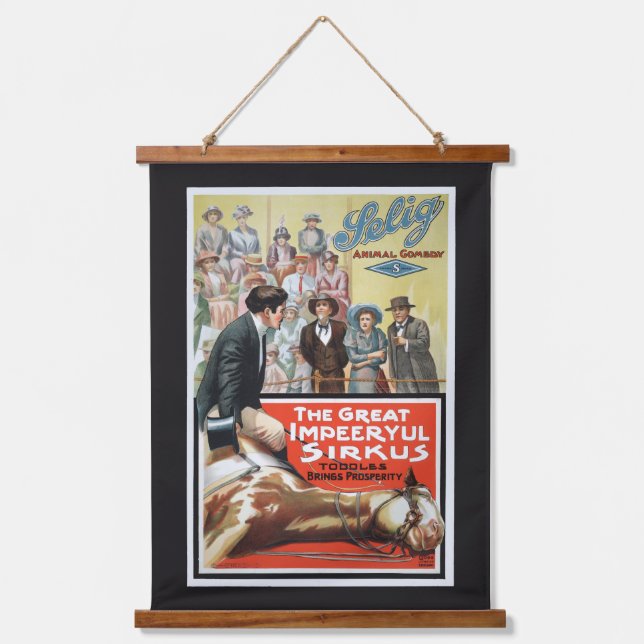 Motion Picture For The Great Impeeryul Sirkus Hanging Tapestry (Front)