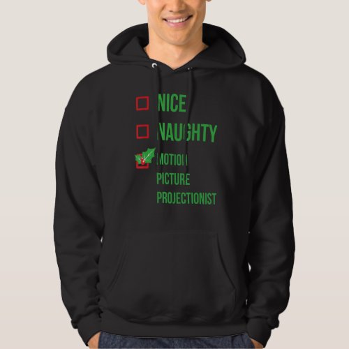 Motion Picture Projectionist Funny Pajama Christma Hoodie