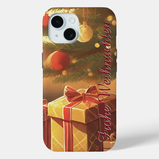 Motiv, mit Geschenken unterm Weihnachtsbaum 37016 Case-Mate iPhone Case (Back)