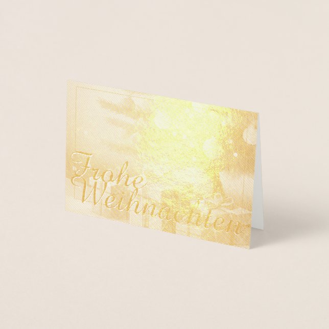Motiv, mit Geschenken unterm Weihnachtsbaum 37016 Foil Card (Front)