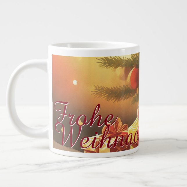 Motiv, mit Geschenken unterm Weihnachtsbaum 37016 Giant Coffee Mug (Left)