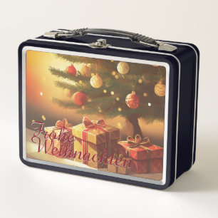 Motiv, mit Geschenken unterm Weihnachtsbaum 37016 Metal Lunch Box
