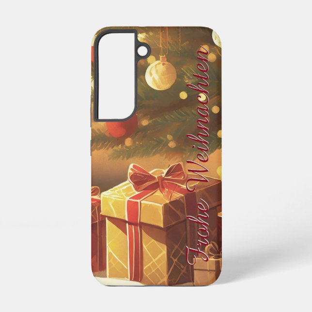 Motiv, mit Geschenken unterm Weihnachtsbaum 37016 Samsung Galaxy Case (Back)