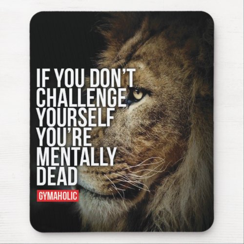 Motivaitonal Fitness Gym Mouse Pad