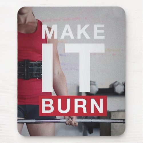 Motivaitonal Fitness Gym Mouse Pad