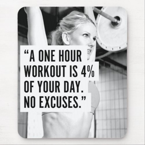 Motivaitonal Fitness Gym Mouse Pad