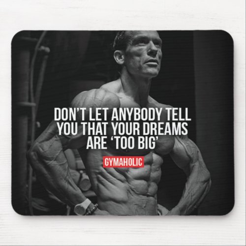 Motivaitonal Fitness Gym Mouse Pad