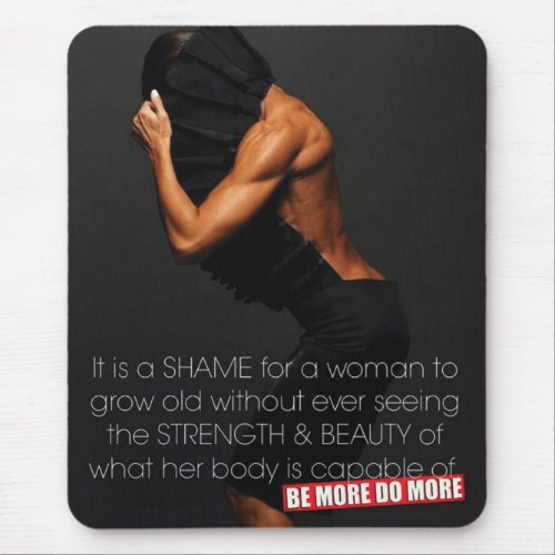 Motivaitonal Fitness Gym Mouse Pad