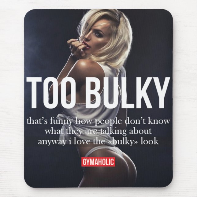 Motivaitonal Fitness Gym Mouse Pad (Front)