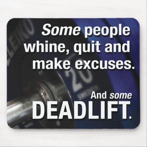 Motivaitonal Fitness Gym Mouse Pad